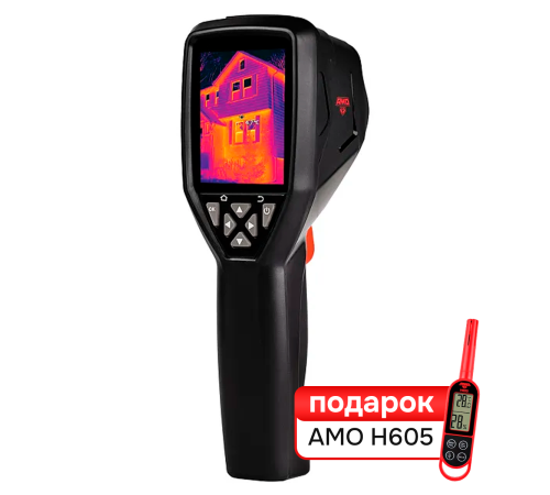 Комплект тепловизора AMO T830 с поверкой и термогигрометра AMO H605 Комплект тепловизора AMO T830 с поверкой и термогигрометра AMO H605